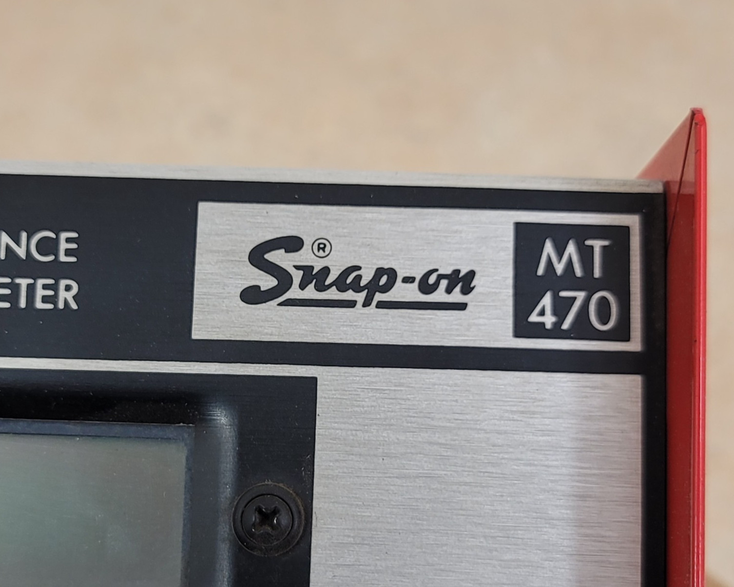 Snap-On MT 470 Digital High Impedance Volt & Ohm Meter - Red