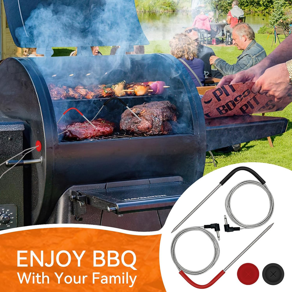 Grill Meat Probe 2pk Thermometer Sensor Replacement for Pit Boss Pellet Smokers