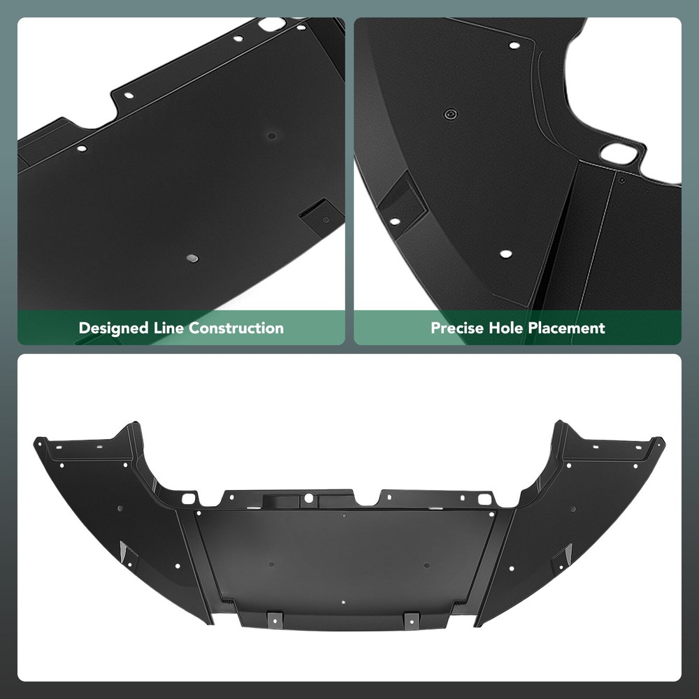Front Lower Side Engine Splash Shield for Ford Focus 2012-2018 Hatchback Sedan