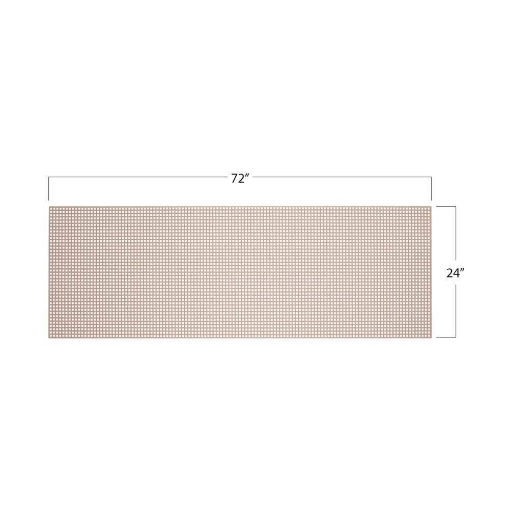 Outwater 6' x 2' Unfinished Decorative MDF Cabinet Panel Insert 33% Open