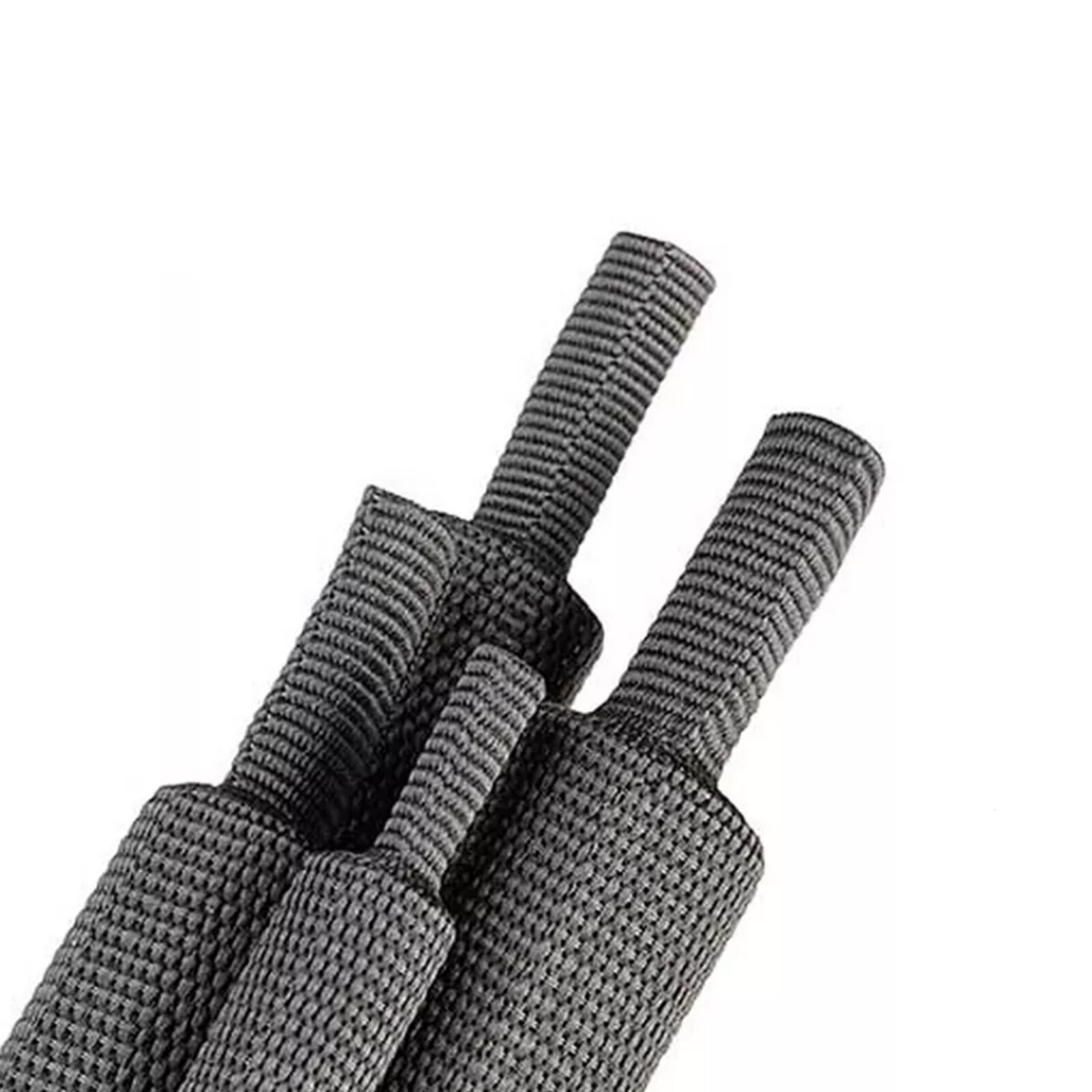 Black 2:1 Ratio Automotive Heat Shrink Braided Sleeve Wear-Resistant 14&32Feet