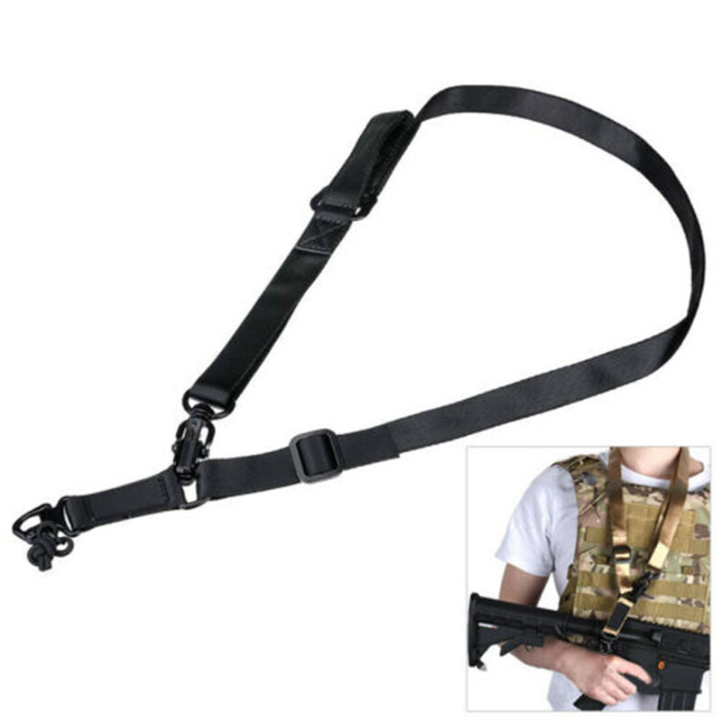 Tactical Gun Sling 2 Point Metal Gun Strap Airsoft Shooting Hunting Accessories