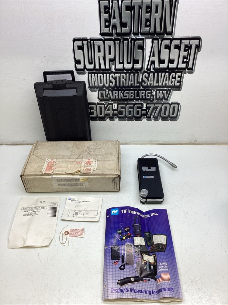 TIF Instruments Automatic Halogen Leak Detector 5000 A NIB