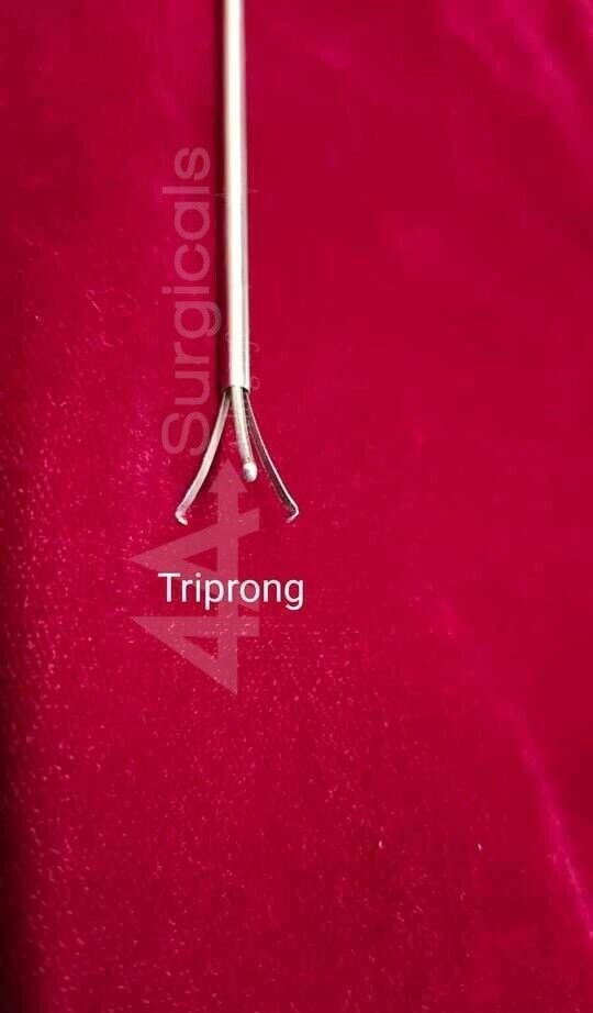 4A PCNL U Handle Triprong Forcep Grasper 9Fr/38cm