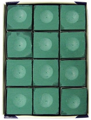 Silver Cup STANDARD GREEN Pool Billiard Cue Chalk