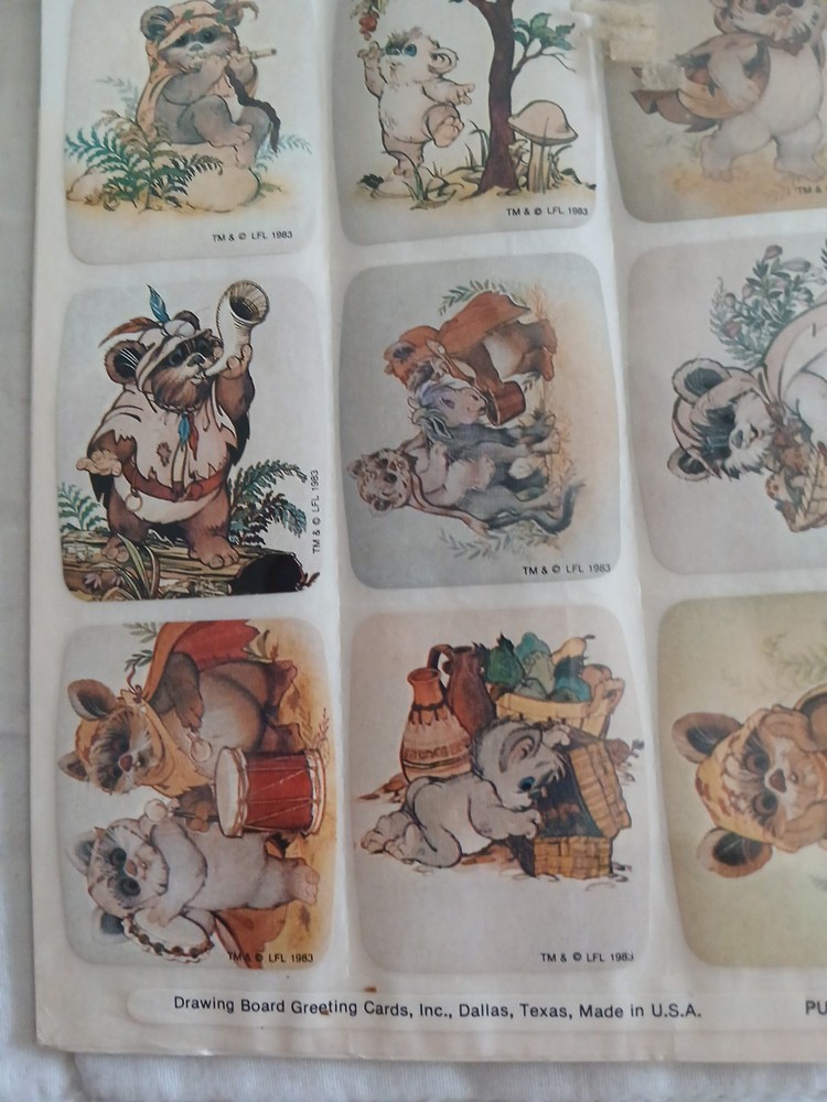 Ewoks Stickers Never Been Open
