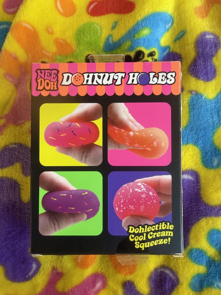 QUICK SHIP Nee Doh Dohnut Holes 4 Pack NIP
