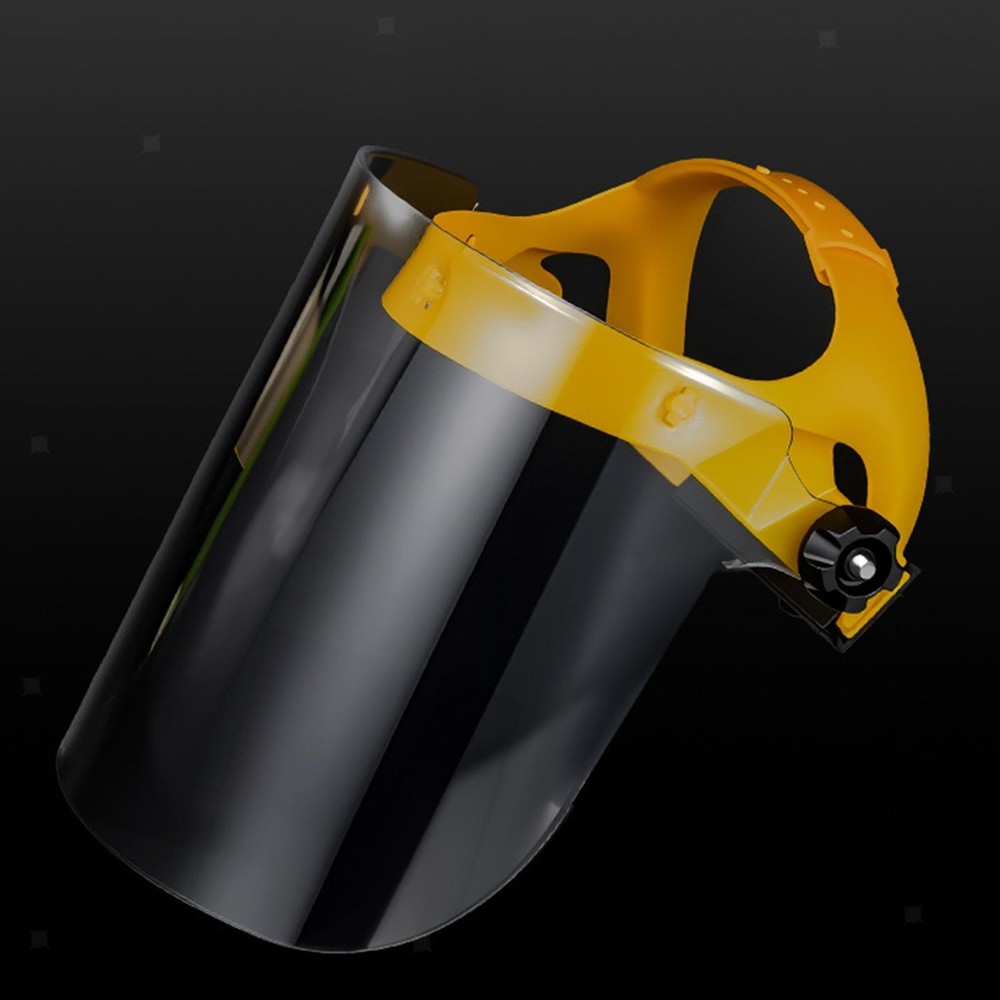 Face Shield Mask Versatile Impact Resistant Clear Dustproof Adjustable Headgear