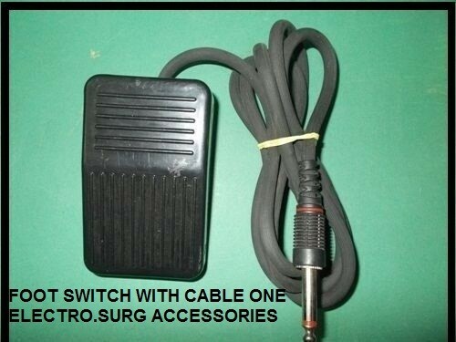 ELECTROSUR.GICAL Mini CAUTERY UNIT MACHINE FOOT SWITCH WITH CABLE 01 Accessories