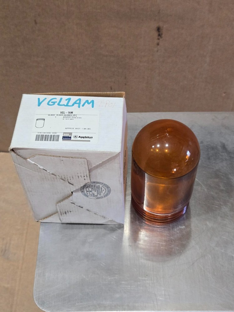 Appleton VGL1AM Amber Globe