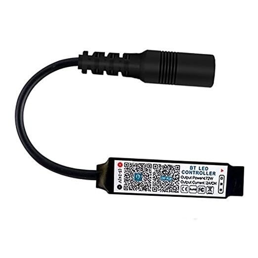 Mini RGB Bluetooth Controller Music LED Light Strip Controller for RGB DC 5-24V
