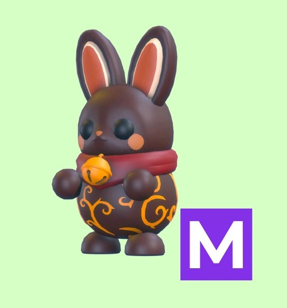 Mega Dark Chocolate Bunny - Adopt from me! - Cheap & Trusted Store!!