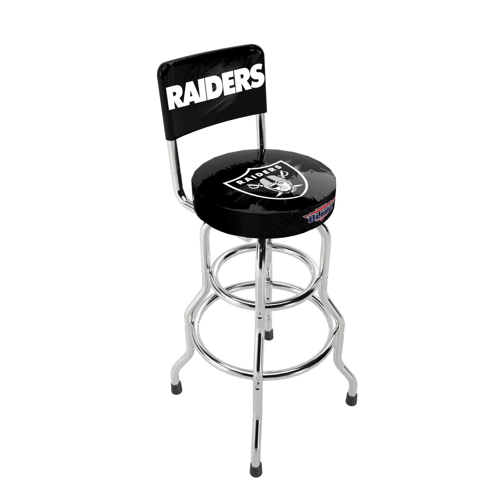 NFL Team Logo Chair Adjustable Swivel Bar Stool High Back Seat Blitz Football