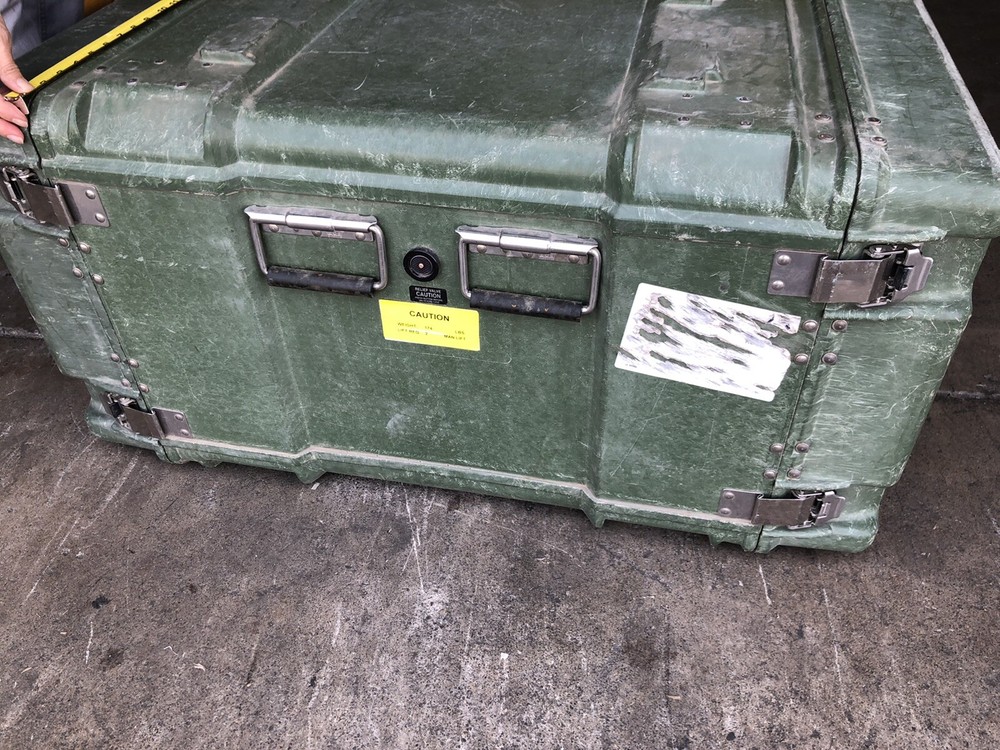 Hardigg Style Rack Mount Case General Dynamics Military Electronics Crate 38.5"