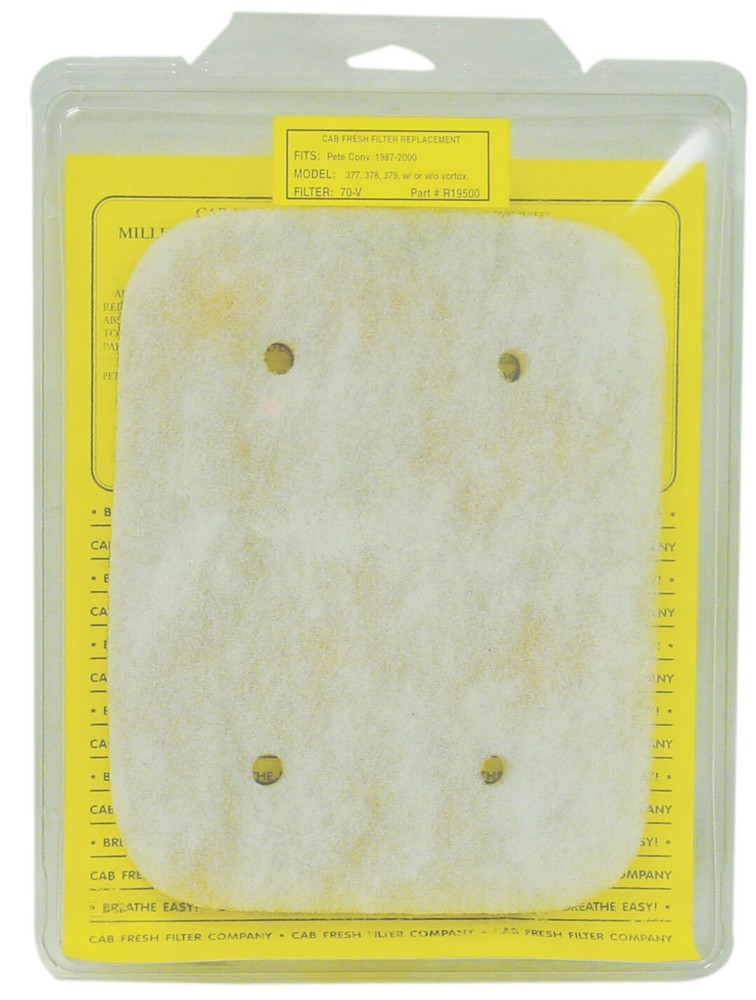 Barjan 34601 Peterbuilt Conventional 1987-2000 Cab Fresh Replacement Filter, 377