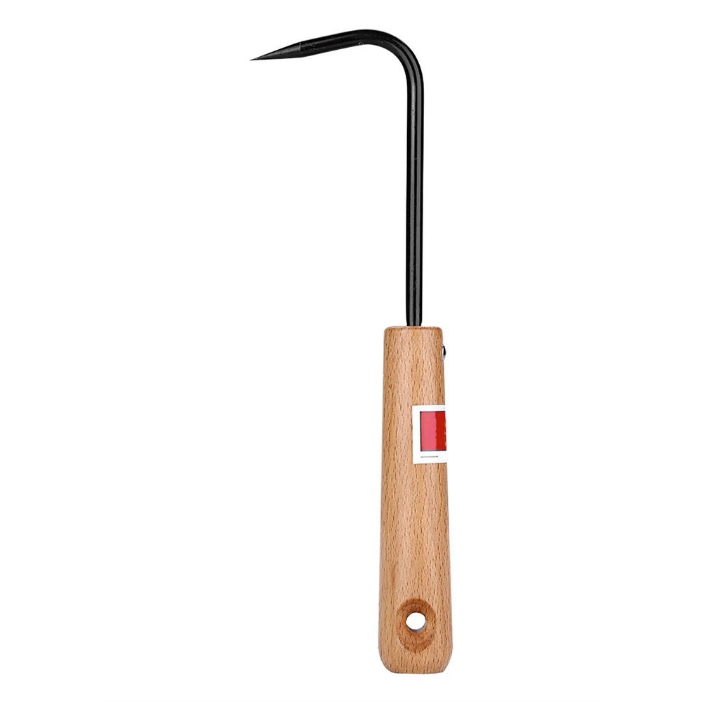 Root Hook Bonsai Tool, Root Pick Repotting Tool with Comfortable Wooden Handl...