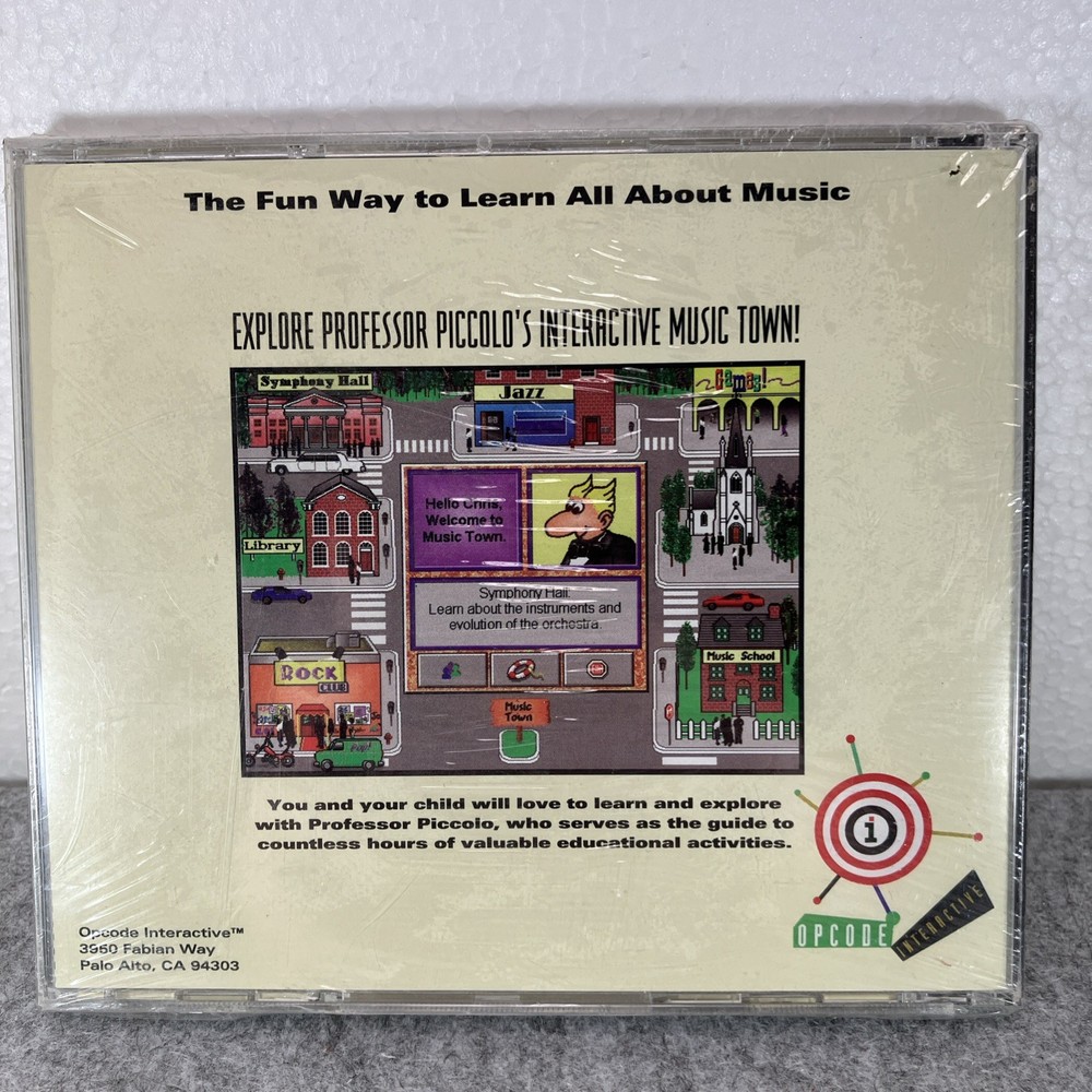 Opcode Interactive The Musical World of Professor Piccolo Software PC Windows