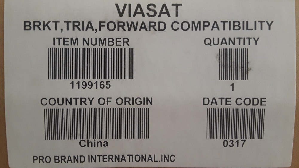 ViaSat Tria Adaptor Bracket, Forward Compatibility #1199165