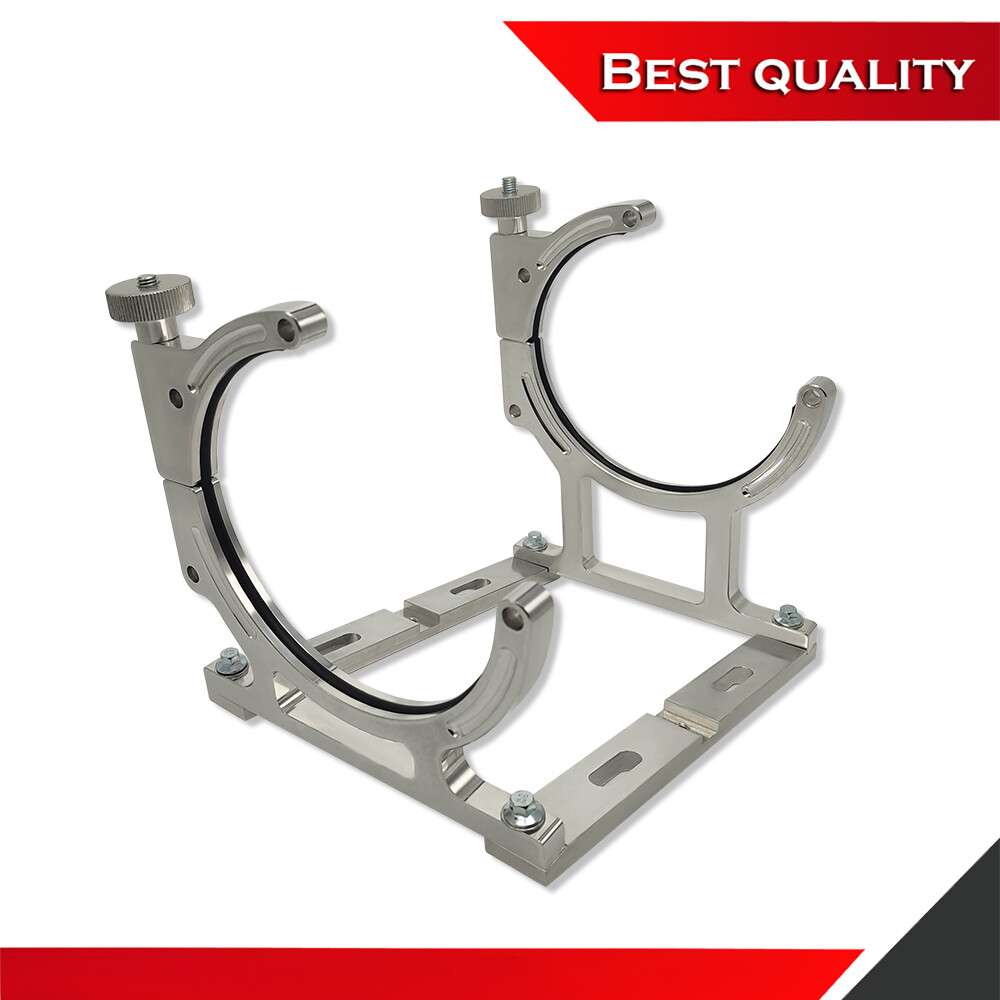 Polished Nitrous Oxide 7" Single Bottle Holder Bracket Suits 10LBS Bottles