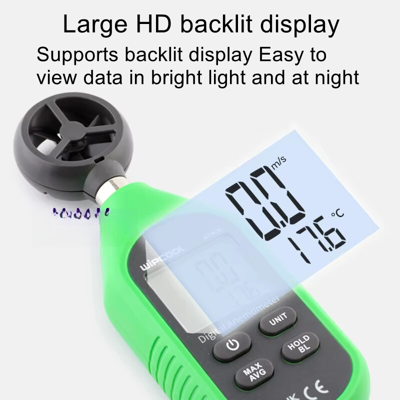 Anemometer Handheld Wind Meter,  ADA30 Digital Wind Speed Measuring Instrument