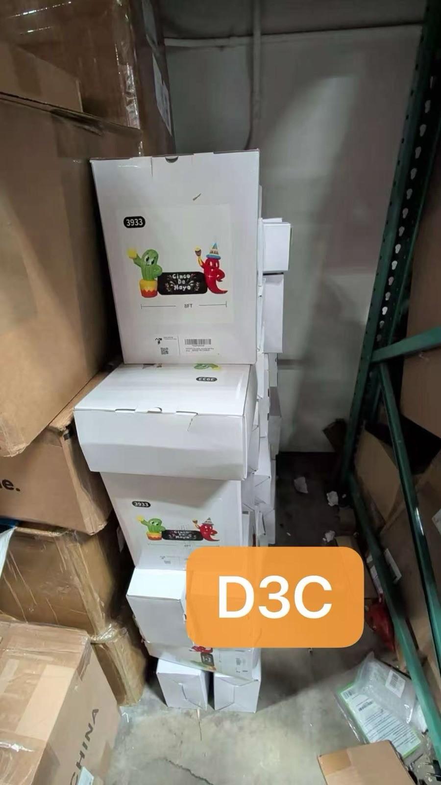 8FT Inflatable Cactus Pepper Outdoor Yard Decoration Holiday Party Lawn Decor