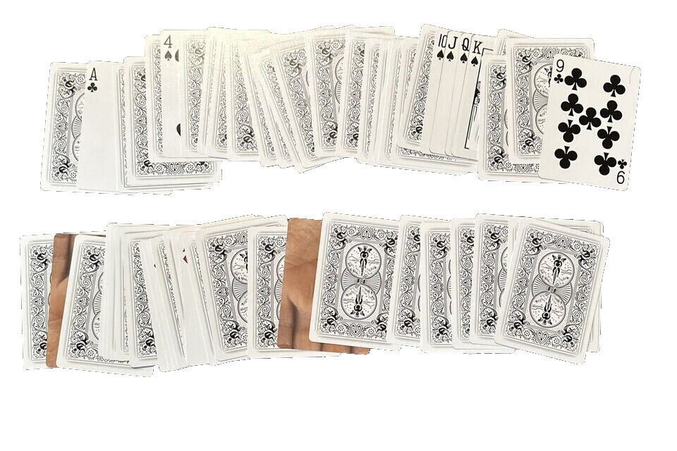 2pc 3SPADE GAFF DECK & WHITE GHOST Bicycle Ellusionist Playing Cards Magic Trick