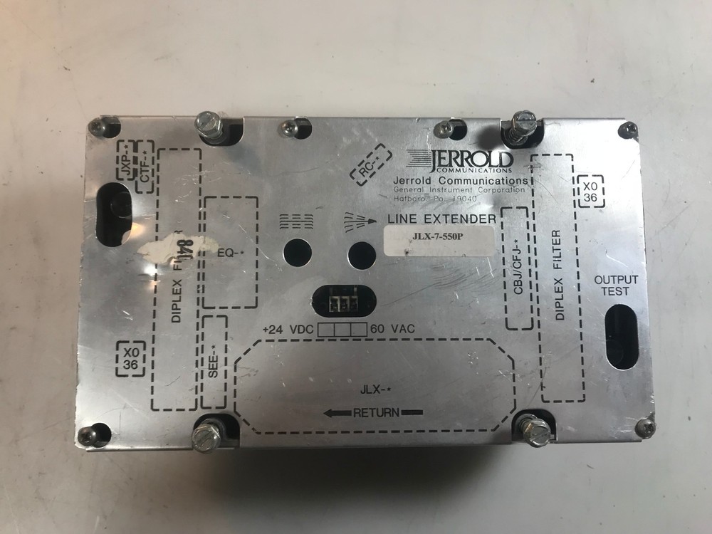Jerrold JLX-7-550P Line Extender Amplifier