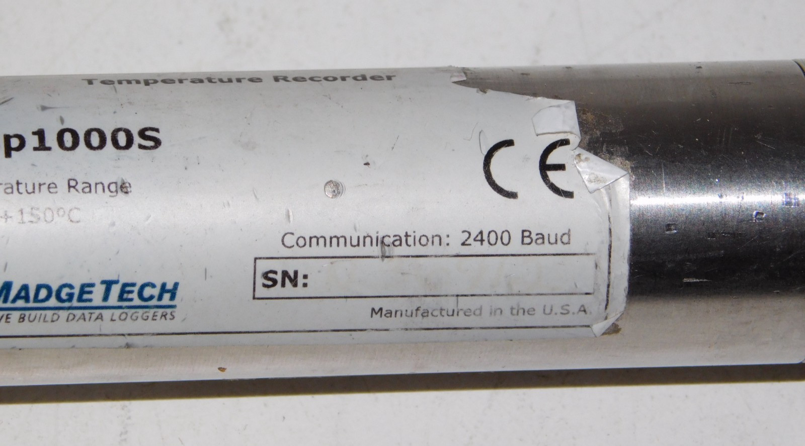 MadgeTech Temp1000S Temperature Recorder Data Logger Module up to 150°C Unit USA