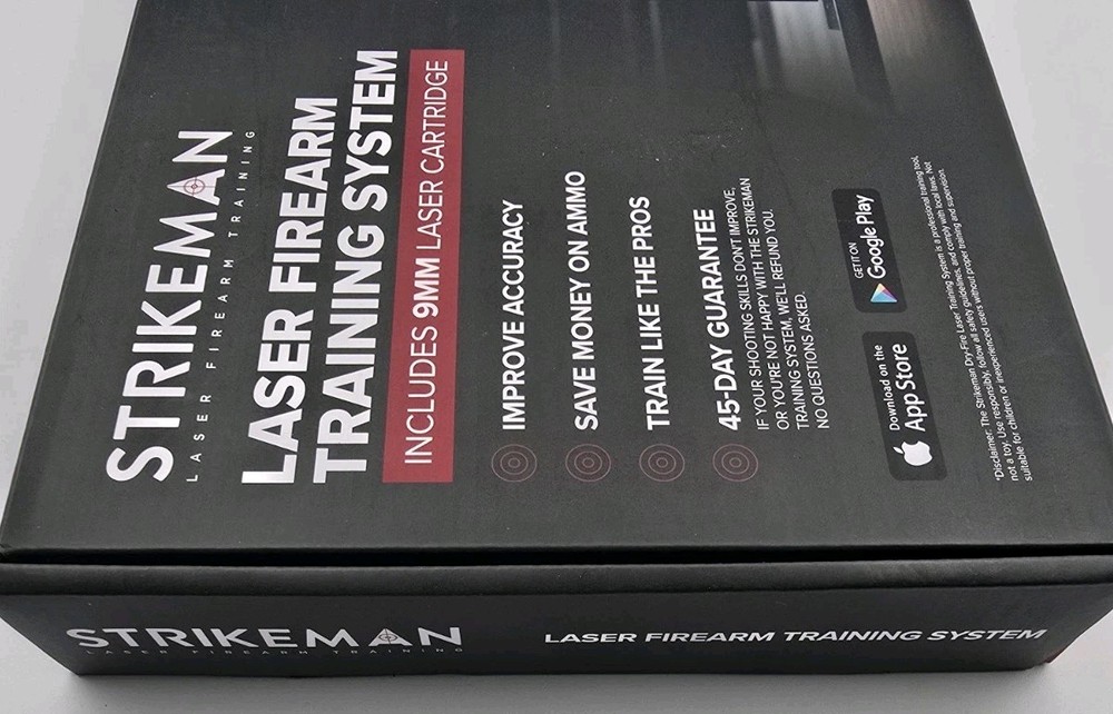 Strikeman 9mm laser firearm Training System - Great for Target Shooting Practice