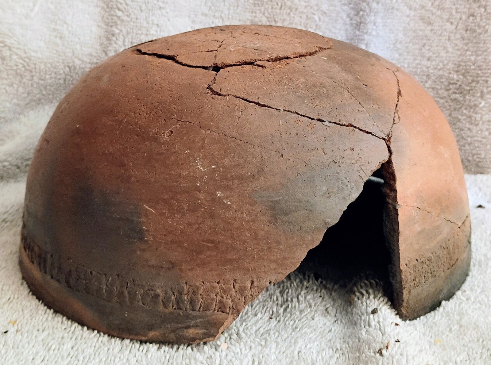 Great Antique Ancestral Pueblo Onion Skin Bowl