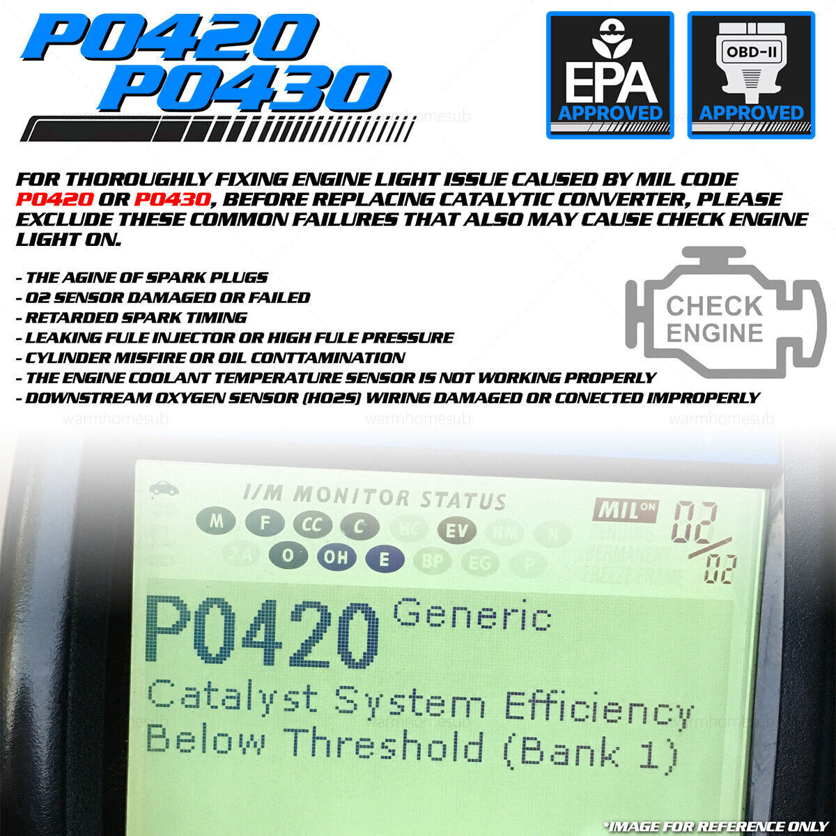 Catalytic Converter for 07-19 Infiniti G25 EX35 G35 EX37 FX37 G37 M37 Q40 Q70L