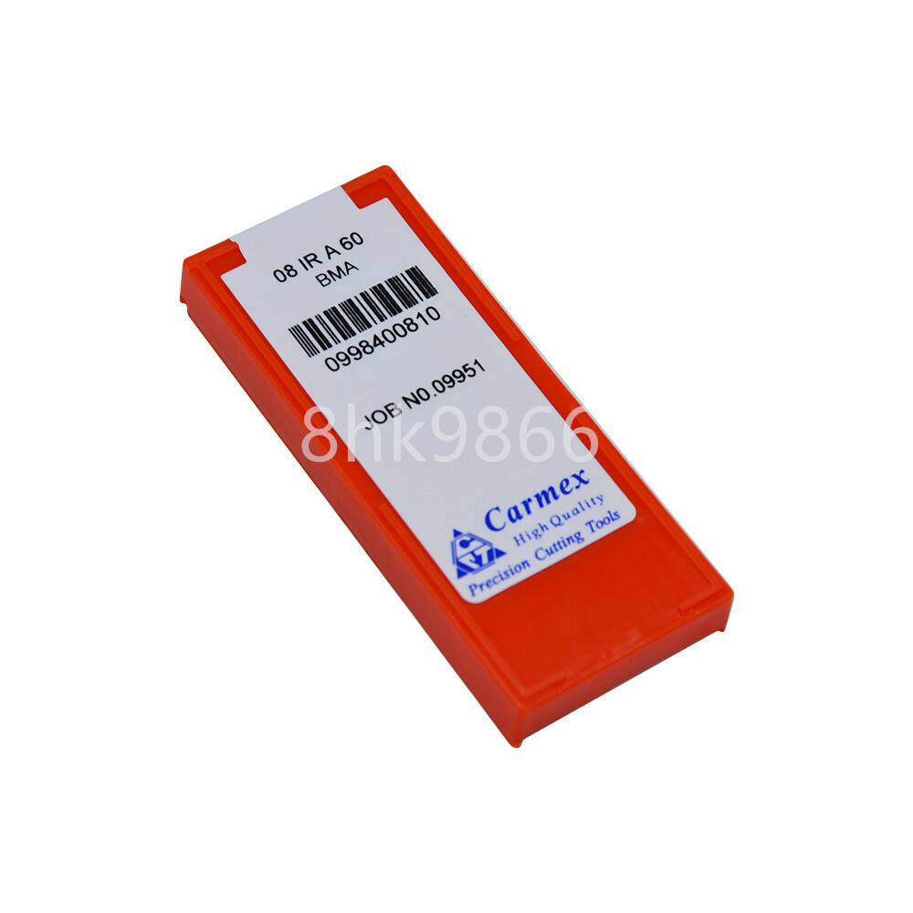10pcs Carmex 08IR A60 BMA High quality Threaded blade Carbide Inserts
