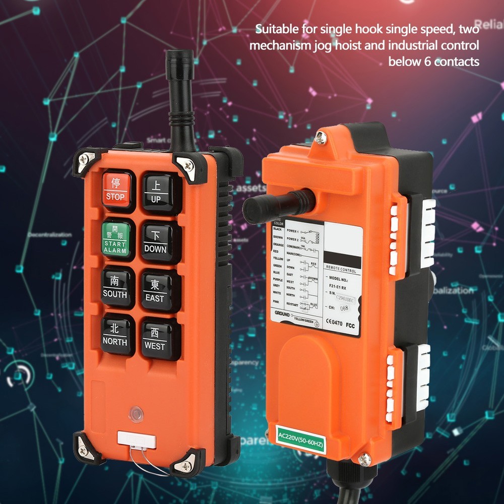 Wireless F21‑E1B Industrial Remote Control Transmitter NEW↑