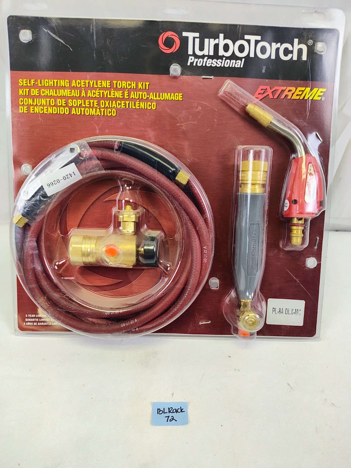 Turbotorch 0386-0834 PL-8ADLX-MC Self-Light Torch Kit NEW/SEALED