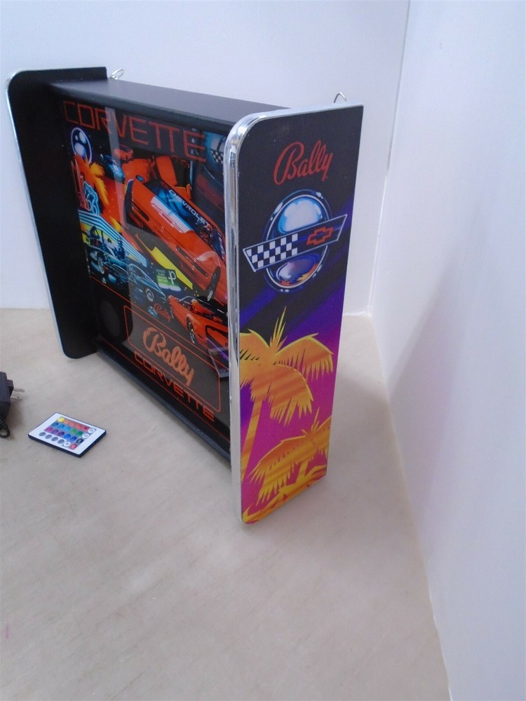 Bally Corvette Pinball Head LED Display light box