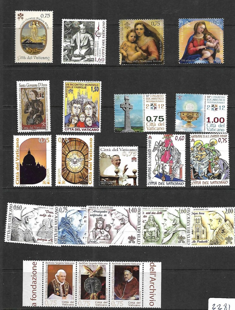 (FY12) Vatican 2012 Yearset  ** FREE POSTAGE **