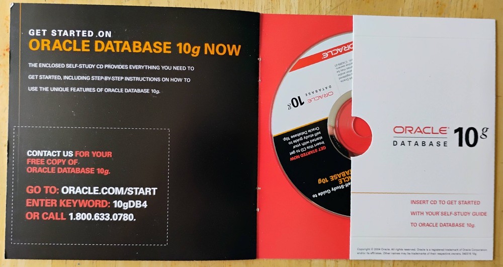 Oracle Free self-study CD on Oracl e Database 10g