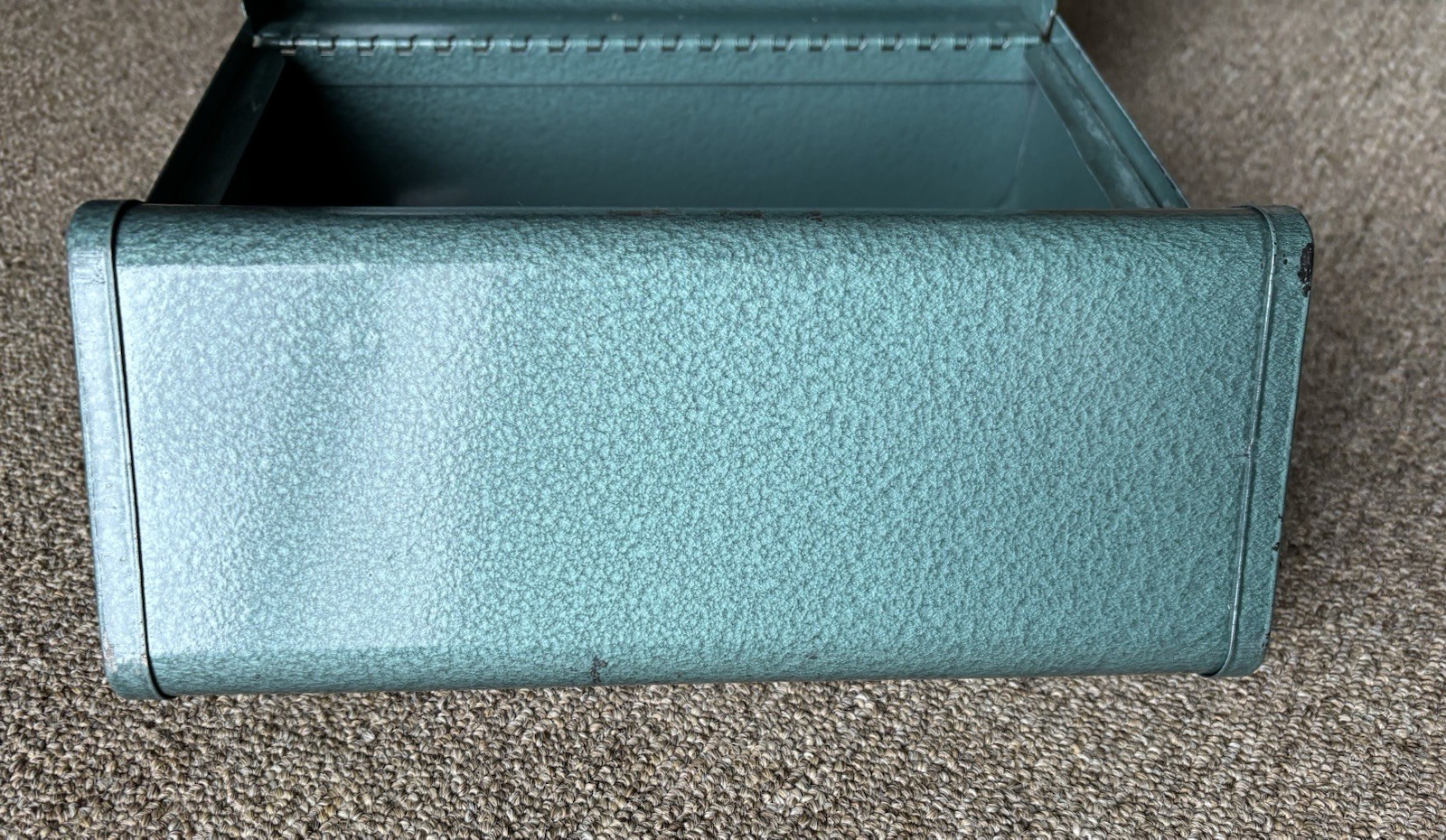 Vintage Green Metal Wards Master Quality 5 Drawer Tackle Box/Cash, Change Tray