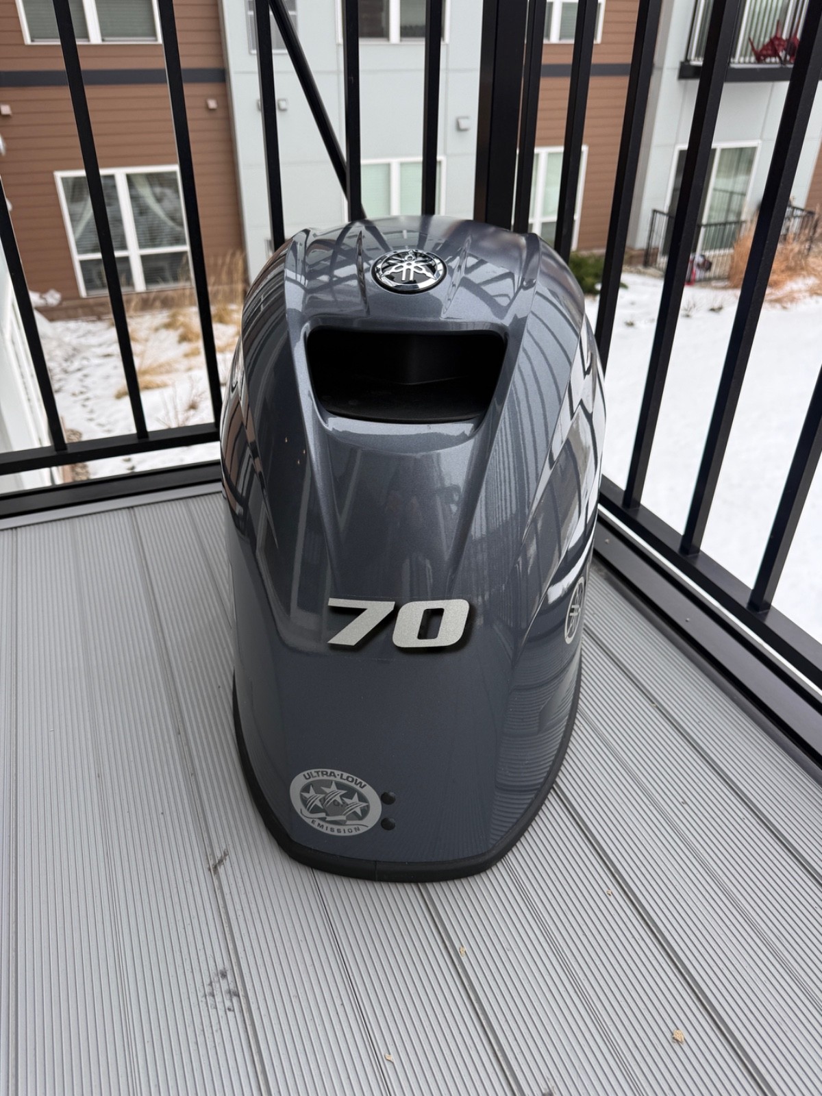 Yamaha F70 top cowling from 2023 engine