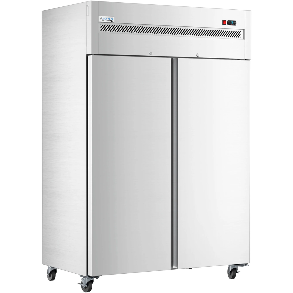 54" Solid Door Stainless Steel Reach-In Freezer