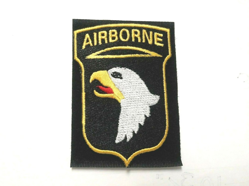 1 pc 101st AIRBORNE EMB PATCH 3X2" HOOK BACK