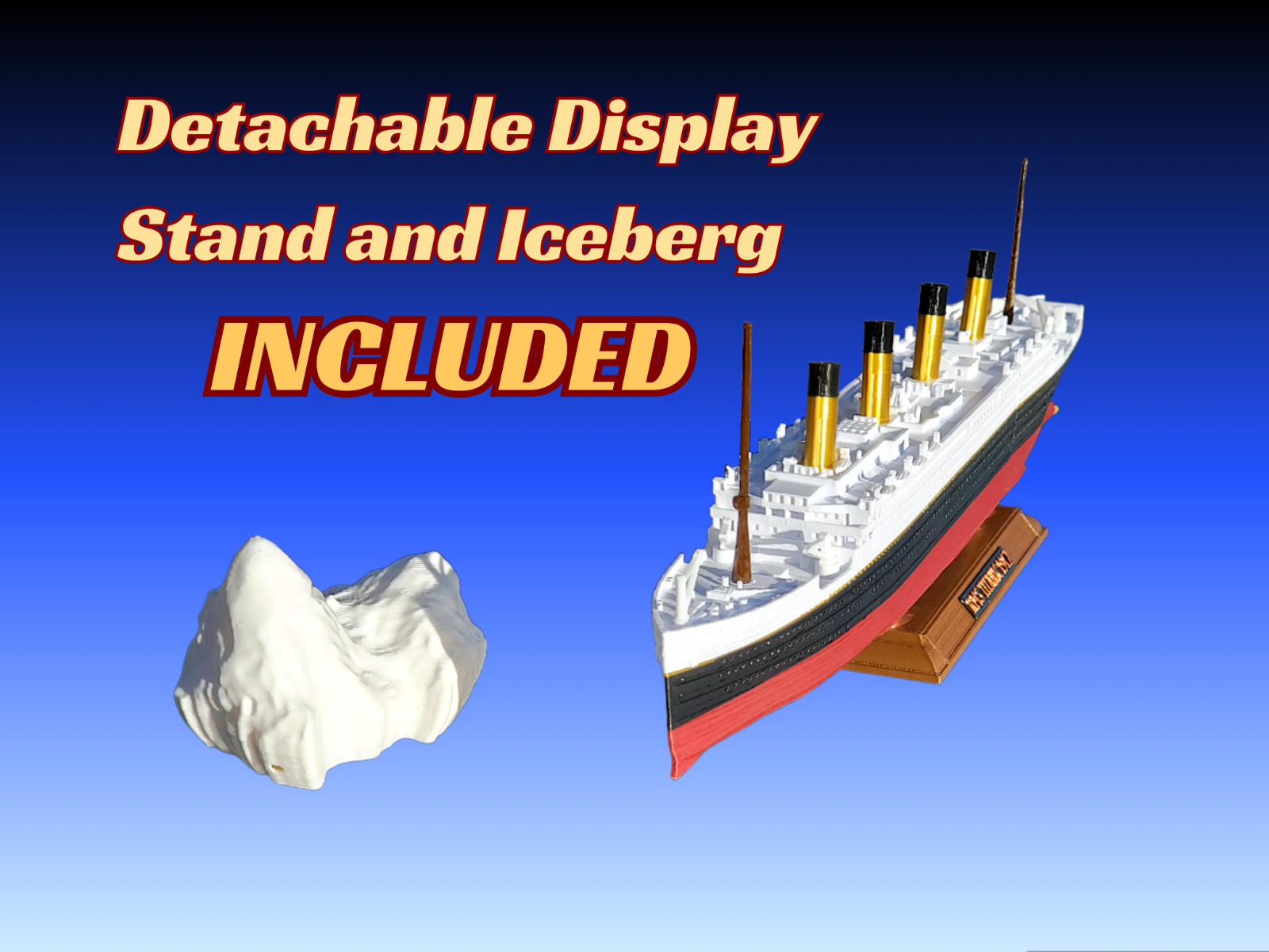Titanic Submersible Model Dual Action Floating Mode/Sinking Mode by TheRoller3d