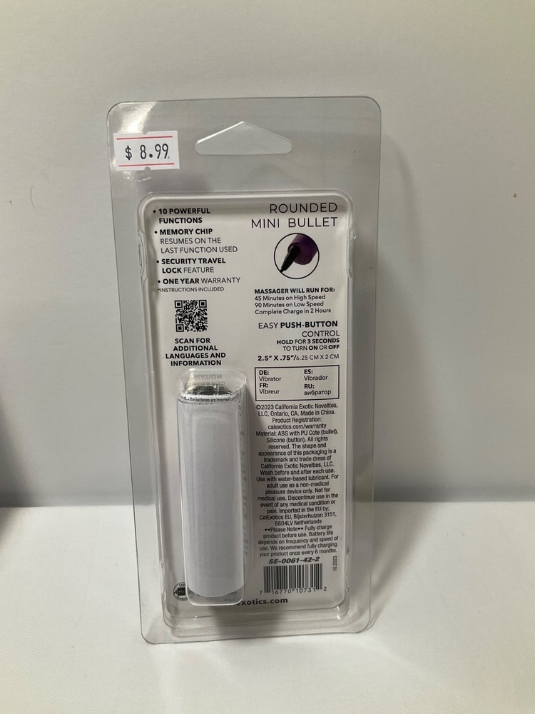 Turbo Buzz Rounded Mini Bullet Vibrator