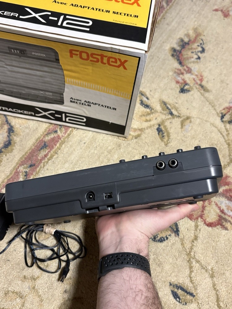 Fostex X-12 Multitracker Cassette Tape Recorder/Mixer/Adapter / Untested