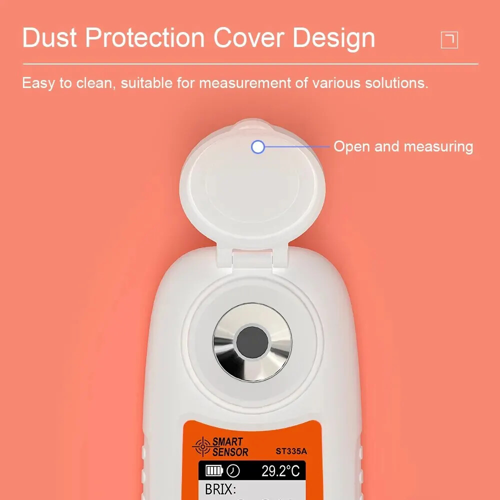 Digital Refractometer Brix Meter Fruit ATC Sugar Content Measuring Instrument