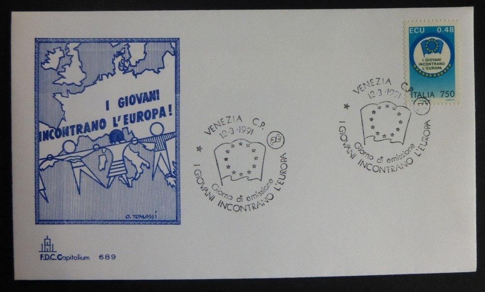 FDC - CAPITOLUM - YOUNG EUROPE - 1991