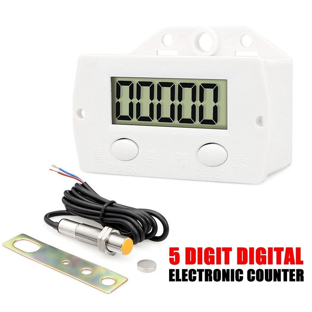 5 Digit Digital Electronic Counter Puncher Magnetic Inductive Proximity Switch