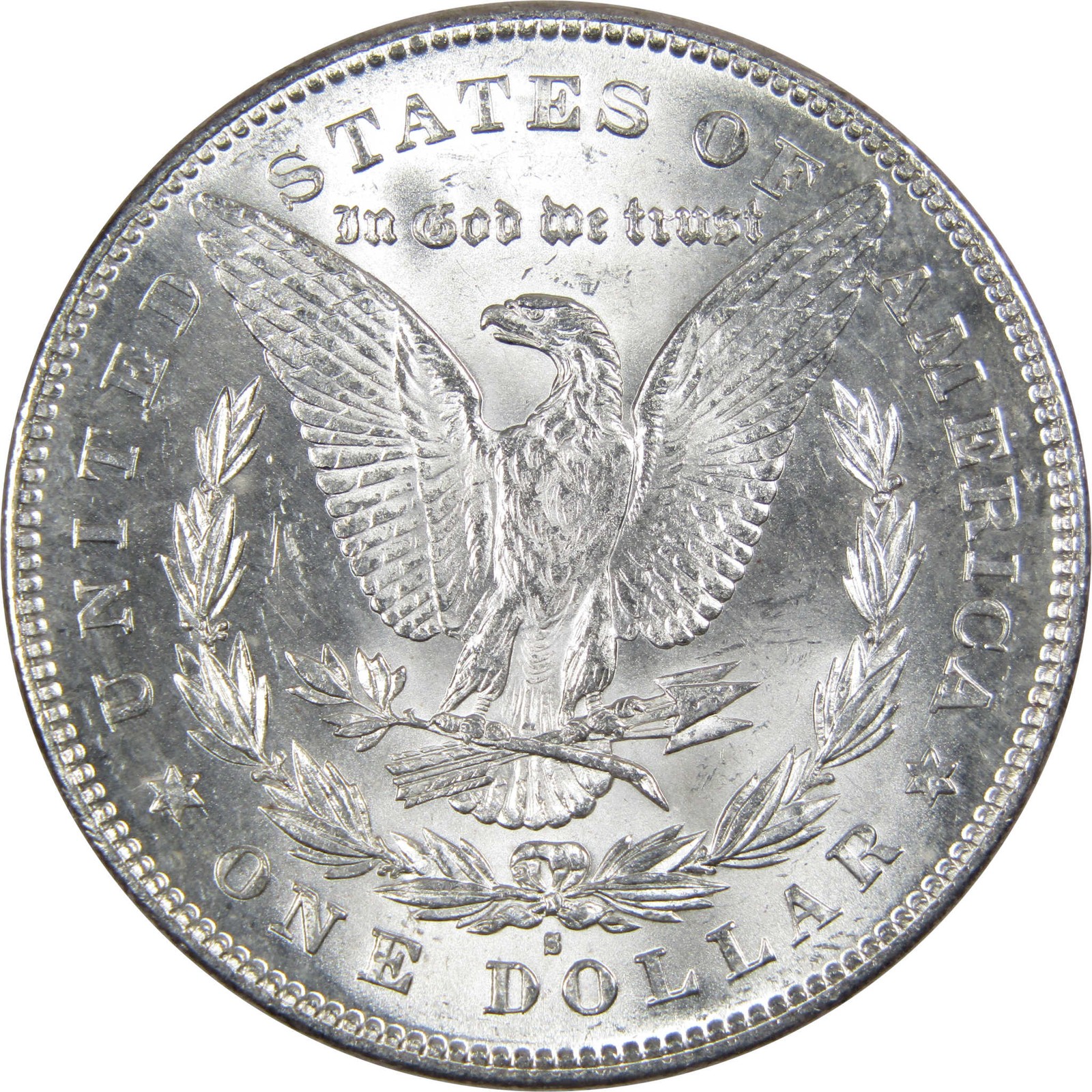 1878 S Morgan Dollar BU Uncirculated Mint State 90% Silver $1 US Coin