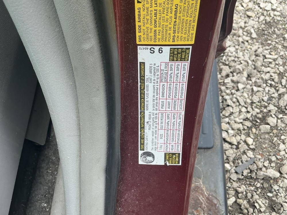 System Restraint Bag Module Control Under Console Fits 08-10 HIGHLANDER 835221