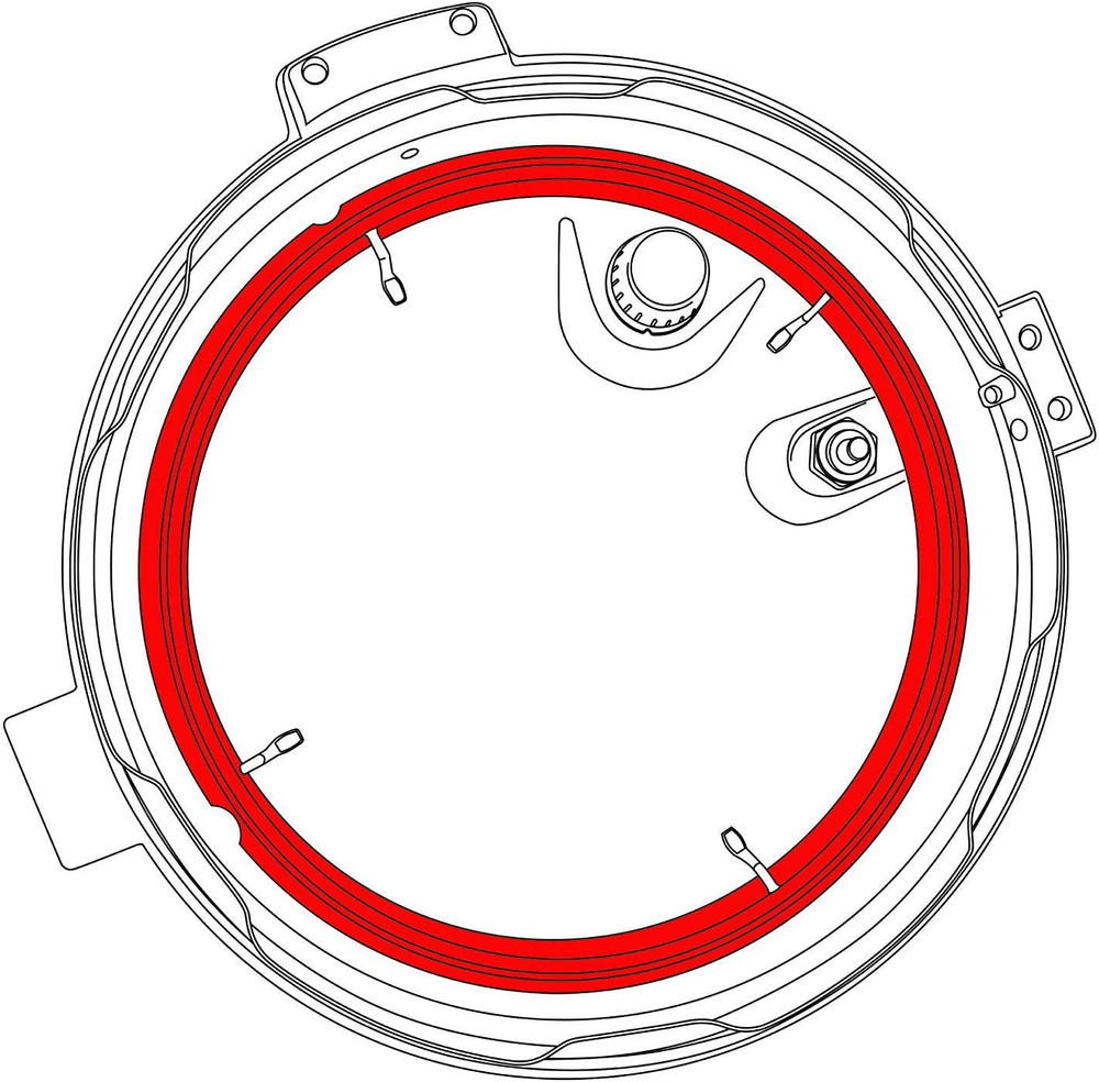 "GJS Gourmet Seal Ring Compatible with FARBERWARE 6 Quart 7-In-1 Programmable Pr